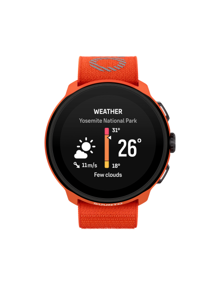 SUUNTO RUN CORAL ORANGE sportinis laikrodis